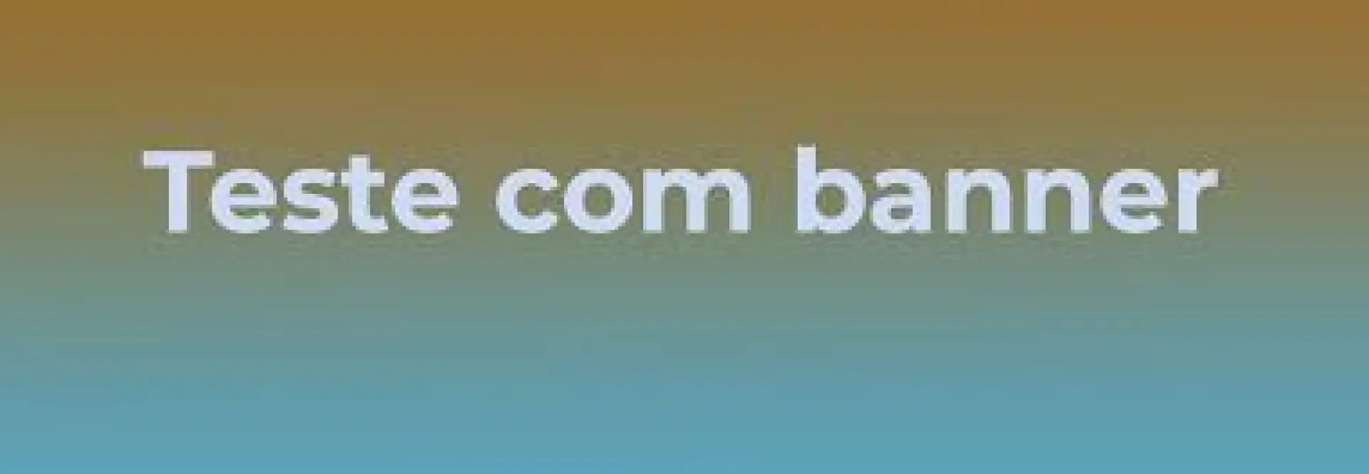 Banner Teste